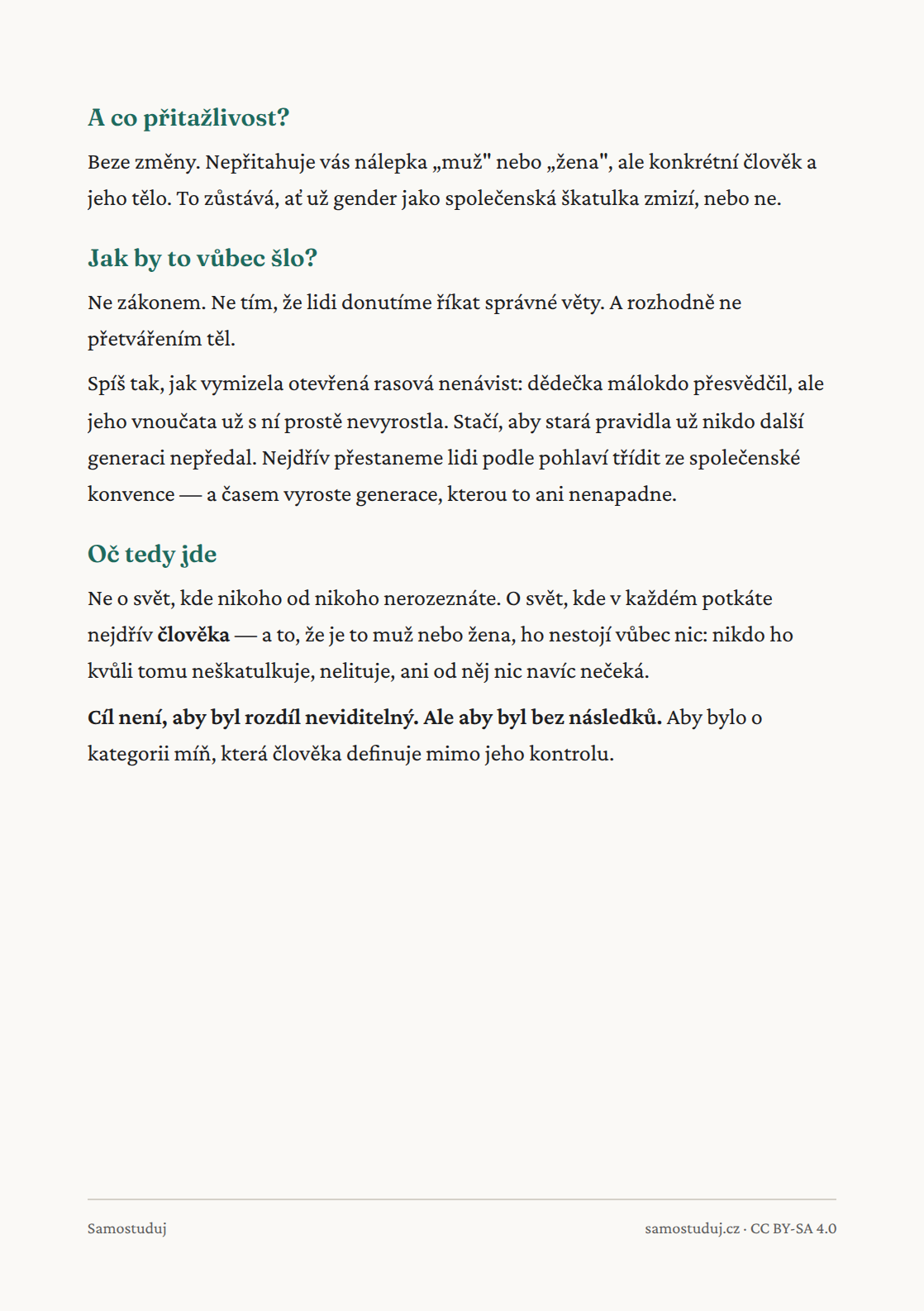 Zadní strana letáku Jde to i bez genderu
